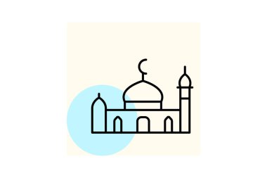 Modern Cami, vektör, piksel mükemmel, illüstratör dosyası