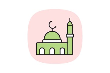 Osmanlı Camii, vektör, piksel mükemmel, illüstratör dosyası