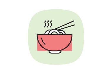 Pho Restoran, vektör, piksel mükemmel, illüstratör dosyası