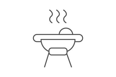 Izgara Restoranı, vektör, piksel mükemmel, illüstratör dosyası