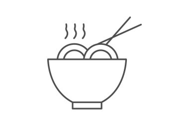 Ramen Restoranı, vektör, piksel mükemmel, illüstratör dosyası