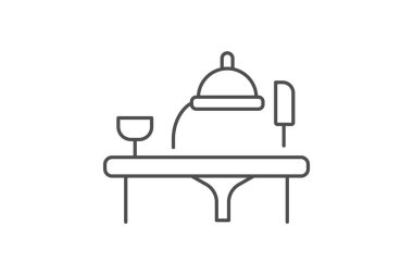 İspanyol Restoranı, vektör, piksel mükemmel, illüstratör dosyası