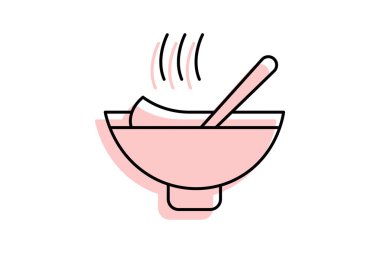 Tayland Restoranı, vektör, piksel mükemmel, illüstratör dosyası