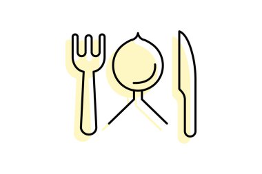 Türk Restoranı, vektör, piksel mükemmel, illüstratör dosyası