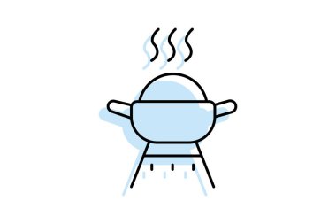 Tandoor Restoranı, vektör, piksel mükemmel, illüstratör dosyası