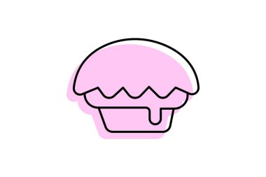 Food Plaza, vektör, piksel mükemmel, illüstratör dosyası