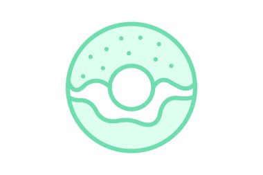 Donut Dükkanı, vektör, piksel mükemmel, illüstratör dosyası