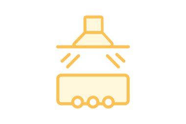 Merkezi Mutfak, vektör, piksel mükemmel, illüstratör dosyası