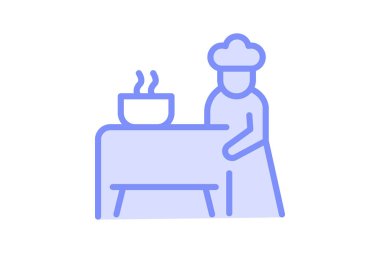 Şef İstasyonu, vektör, piksel mükemmel, illüstratör dosyası