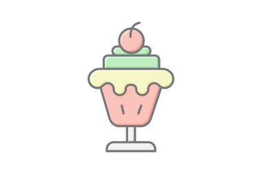 Tatlı Dükkanı, vektör, piksel mükemmel, illüstratör dosyası