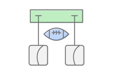 Spor Çubuğu, vektör, piksel mükemmel, illüstratör dosyası