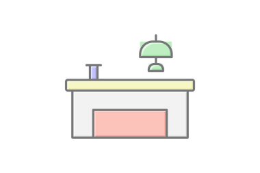 Izgara Sayacı, vektör, piksel mükemmel, illüstratör dosyası