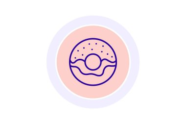 Donut Dükkanı, vektör, piksel mükemmel, illüstratör dosyası