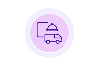 Teslimat Mutfağı, vektör, piksel mükemmel, illüstratör dosyası