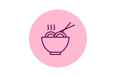 Ramen Restoranı, vektör, piksel mükemmel, illüstratör dosyası