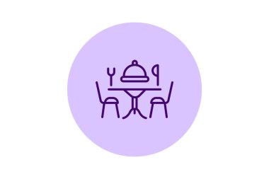 Fransız Restoranı, vektör, piksel mükemmel, illüstratör dosyası