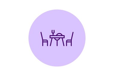 Ziyafet Salonu Yemeği, vektör, piksel mükemmel, illüstratör dosyası