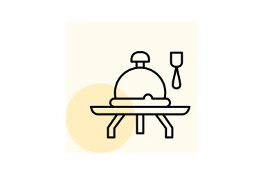 Günlük Yemek Restoranı, vektör, piksel mükemmel, illüstratör dosyası