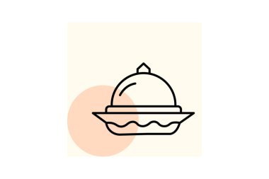 Pakistan Restoranı, vektör, piksel mükemmel, illüstratör dosyası