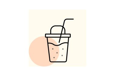 Juice Çubuğu, vektör, piksel mükemmel, illüstratör dosyası