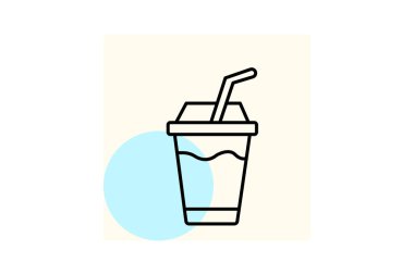 Smoothie Çubuğu, vektör, piksel mükemmel, illüstratör dosyası