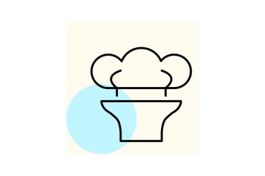 Fırın Kafe, vektör, piksel mükemmel, illüstratör dosyası