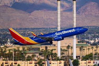 Harry Reid Havaalanı 8-30-2025 Las Vegas NV ABD