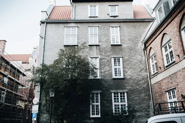 Фасад Традиционного Европейского Здания Архитектура — стоковое фото