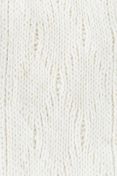 Textura Suéter Invierno Lana Blanca —  Fotos de Stock