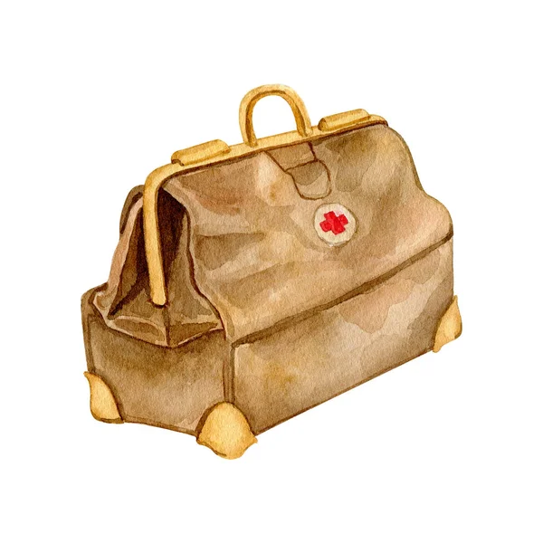 Suluboya doktorlar tıbbi çanta