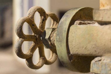 bir kontrol vanası, Endüstriyel boru Vana içinde el ile çark