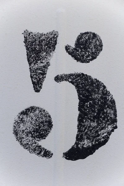 beyaz zemin, sayı 5, sayı 5 beş boyalı şablonundaki Numara