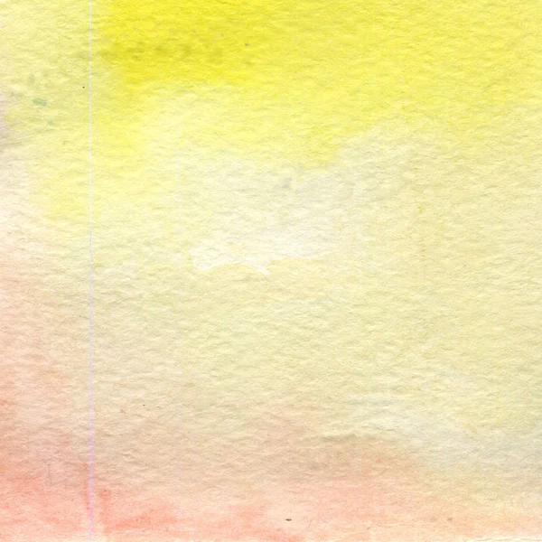 Акварельна Ілюстрація Текстура Перехід Вливання Кольору Розлогі Ocher Жовтий Рожевий — стокове фото