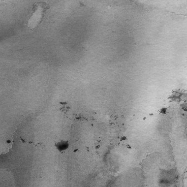 Suluboya illüstrasyon. Doku. Suluboya şeffaf leke. Bulanıklık, sprey. Gri renk.