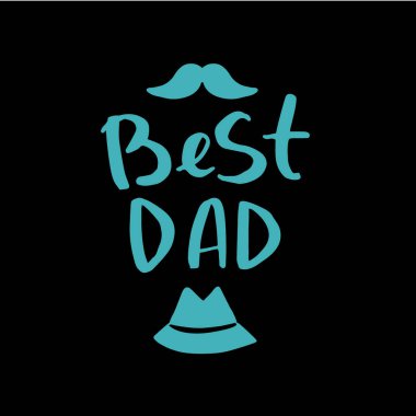 Babalar Günü el yazısı tasarımı..