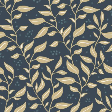 Mutfak gereçleri ve ev eşyaları, kumaş ve kırtasiye tasarımı ve dekorasyonu için doğal çiçek evi tarzı kusursuz desenler.