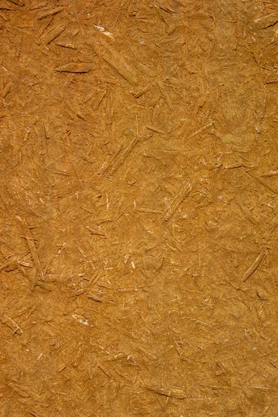 Foto Una Vieja Textura Tablero Madera Naranja Consisten Aserrín Madera — Foto de Stock