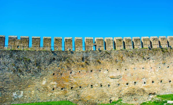 Khotym 고 대 돌 성곽 벽의 사진 — 스톡 사진