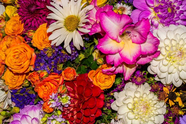 Zdjęcie kwiatów streszczenie szczegół tło składa się z wielu kwiatów — Zdjęcie stockowe