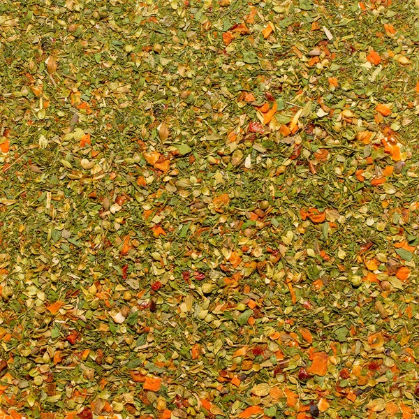 Foto de primer plano textura de especias de naranja para decorar platos y otros alimentos, fondo —  Fotos de Stock