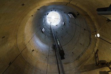 Pisa, İtalya-Temmuz 28, 2018: Pisa Kulesi içinde