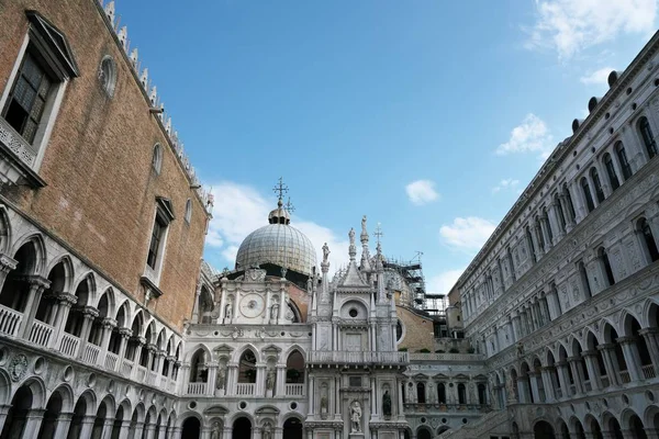 Venecia Italia Julio 2018 Antiguo Reloj Palacio Ducal Palacio Ducal — Foto de Stock