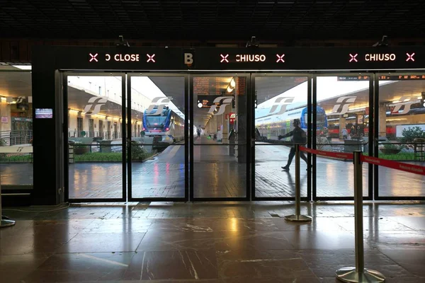 Florence Italië Juli 2018 Bijna Vacant Platform Van Firenze Santa — Stockfoto