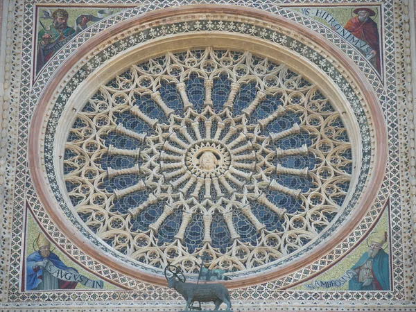 Orvieto Italia Julio 2018 Duomo Orvieto Por Mañana — Foto de Stock