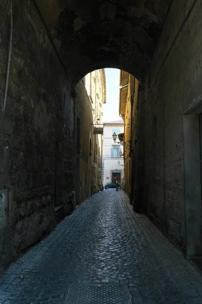 Orvieto Italy July 2018 Alley Orvieto Umbria — Stock Photo, Image