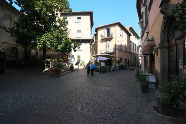 Orvieto Italië Juli 2018 Alley Orvieto Umbria — Stockfoto
