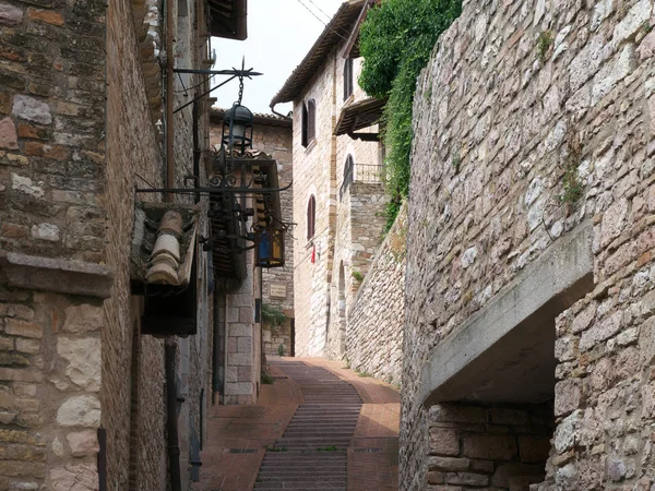 Assisi Italia Luglio 2018 Vista Strada Assisi — Foto Stock