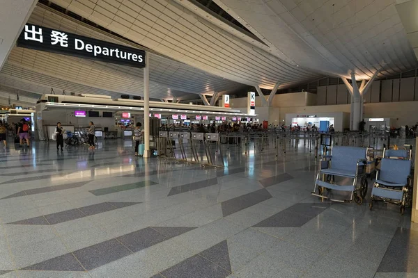 Tokyo Japan September 2018 Haneda Airport Internationale Passagiers Terminal Vertrek — Stockfoto