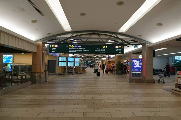 Vancouver Canadá Septiembre 2018 Vancouver Airport Domestic Terminal — Foto de Stock