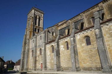 Vezelay, France-October 16, 2018: Basilica Sainte-Marie-Madeleine in Vezelay
